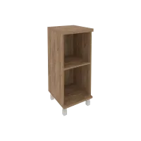 Стеллаж низкий узкий First KSU-3 (дуб Табак)